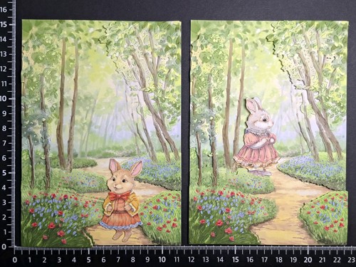 Into the woods card - , making