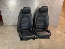 MERCEDES C CLASS W205 COUPE 2014-2021 RHD FULL INTERIOR LEATHER SEATS BLACK