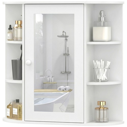 Homcom wall mounted bathroom - wall,