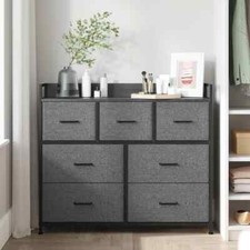 Black Large Chest of Drawers 7