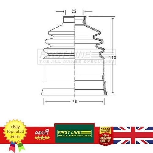 Joint boot kit for - joint, saab