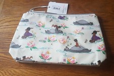 Cath Kidston x Disney Jungle Book Cosmetics Make-up Bag Cream *BNWT*