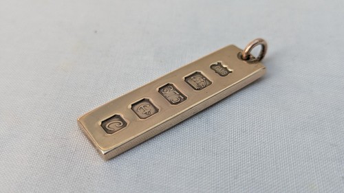 Heavy 9ct gold oz ingot - heavy,