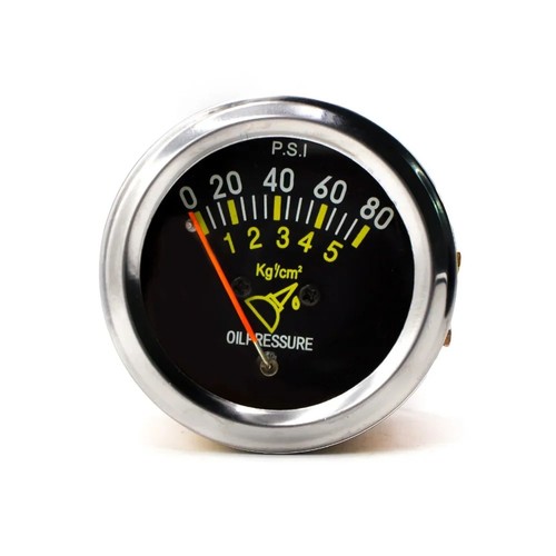 Mechanical oil pressure gauge - oil,