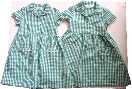 Green gingham check school - h&m,