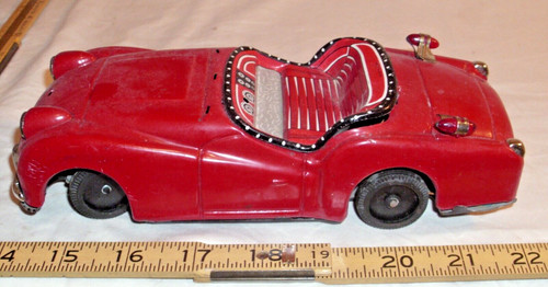 Triumph tin toy car - triumph,