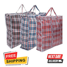 5x JUMBO LAUNDRY BAGS Zipped