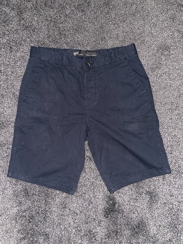 Navy chino shorts - navy,