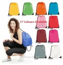 Waterproof Drawstring Bags School PE Gym Sports Bag Swim Dance Backpack Shoe Bag