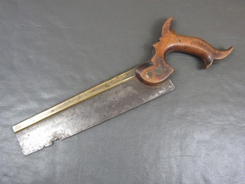Early brass backed tenon - brass,