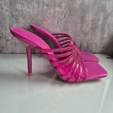 Zara Neon Pink Rhinestone