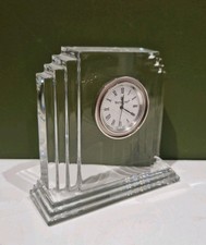 Waterford Crystal Metropolitan Mantel Desk Clock