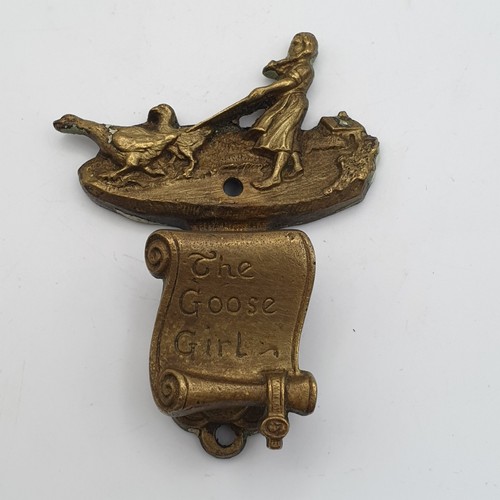 Vintage the goose girl brass - vintage,