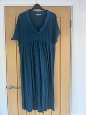 Jigsaw Teal Green Lightweight Dress Scoop Neck Size L