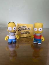 Kidrobot The Simpsons Ron English Homer Simpson Bart Simpson Vinyl Figure