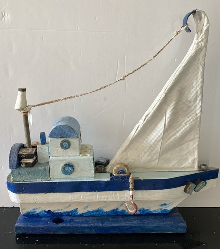 Rustic wooden model - wooden, sailing
