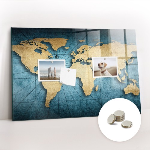 Magnetic glass memo - magnetic,