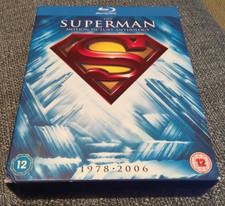 Superman The Motion Picture Anthology 8 disc blu ray box set great condition