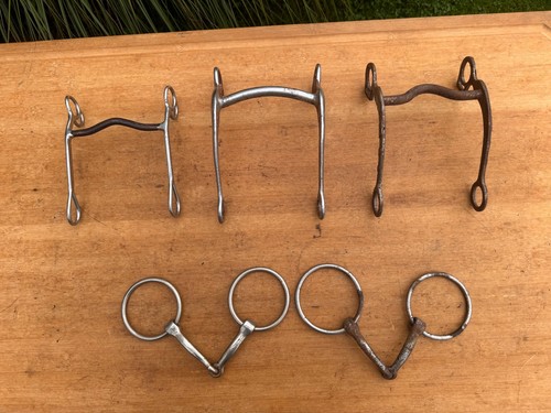 Used lot horse bits bit - of,