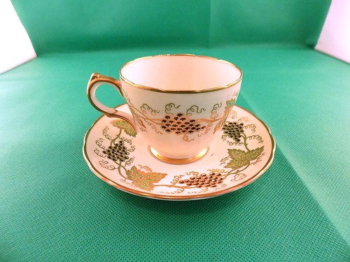 Grosvenor china cup saucer - grosvenor,