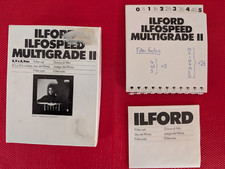 Ilford Ilfospeed Multigrade II Set of 11 Filters 3 1/2” x 3 1/2” Full Set