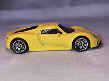 Matchbox Porsche 918 Spyder Bright Yellow-Black 2021 Loose Nice 1:64 See Photos