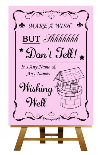 Pink wishing well - pink,
