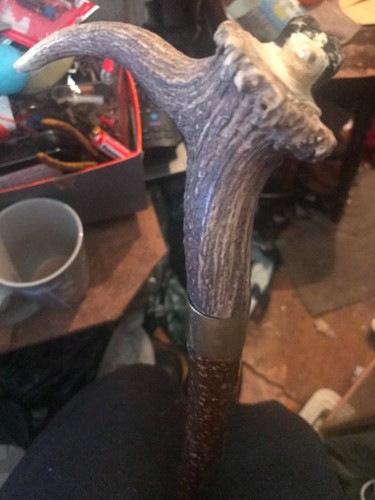 Walking stick briar - wood, and