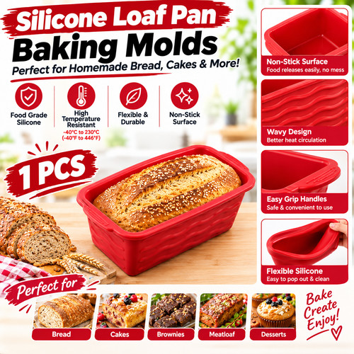 Silicone loaf tin non - non, stick