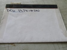 TRIUMPH TR6  1974 -ON  PARTS MICRO FICHE SLIDES SET OF 2