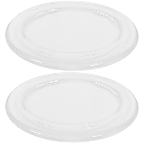 2pcs reusable glass candle - glass,