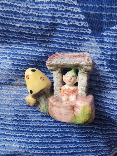 Ceramic porcelain elf a - ceramic, in