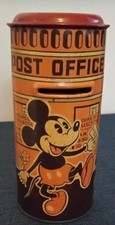 Vintage 1930s Happynak Mickey Mouse Money Post Box