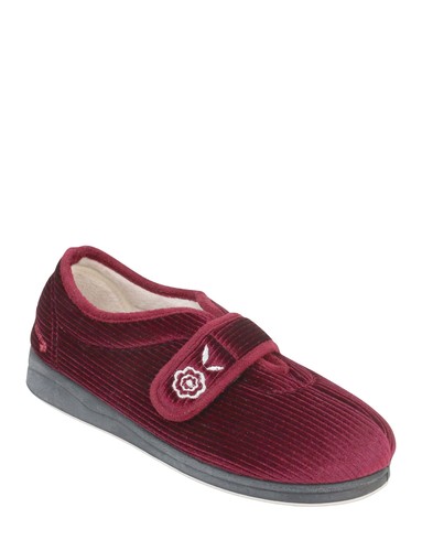 Ladies wide fit slipper - ladies,