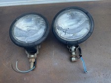 vintage tractor / car rubber sealed beam spot lights