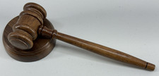 Wooden Judges Gavel with