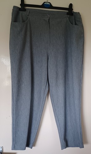 Daxon grey cropped trousers - cropped,