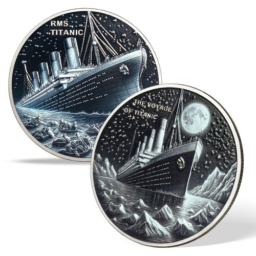 Rms titanic challenge coin - rms,