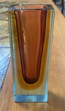 Vintage Murano Vase Sommerso