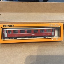 Bemo HOm Scale RHB railway 1 st Class Coach A1256 12mm gauge Narrow Gauge  