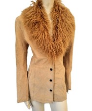 Real Suede&real Mongolian Fur