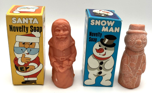 Vintage santa claus snowman - santa,