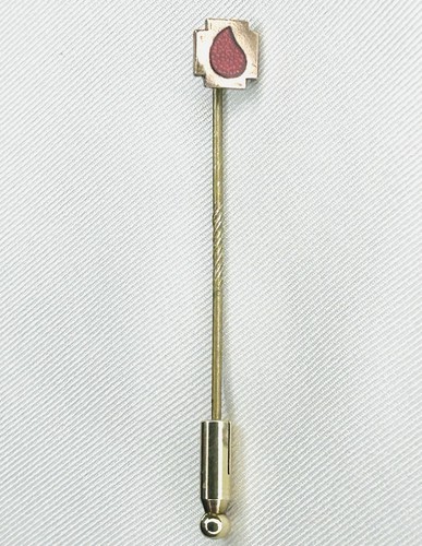Antique blood donor pin red - donor,