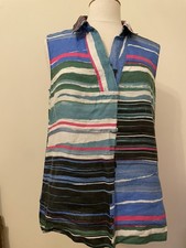 Jaegar 100% Linen sleeveless