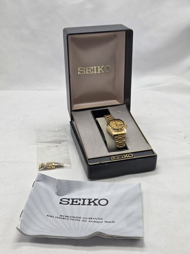 Seiko ladies automatic gold - seiko,