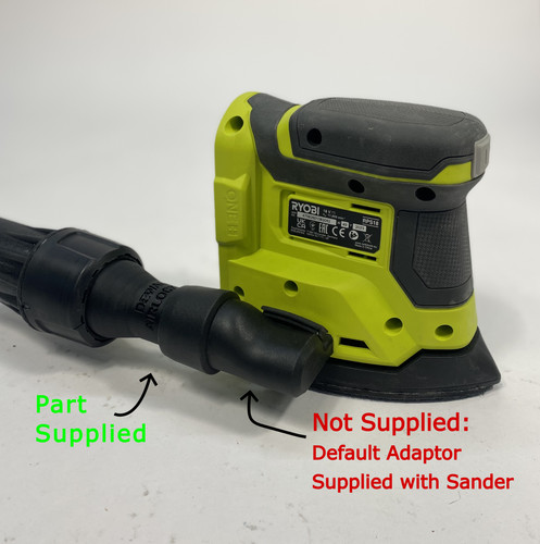 Dust extraction adaptor for - extraction,