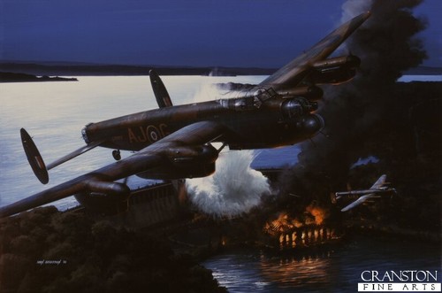Aviation art print guy gibsons - aviation,