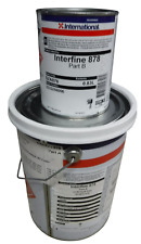 International Interfine 878 2 pack Marine High Gloss Paint 5L Light Grey Steel