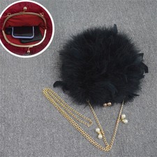 Lady Cute Fluffy Ostrich