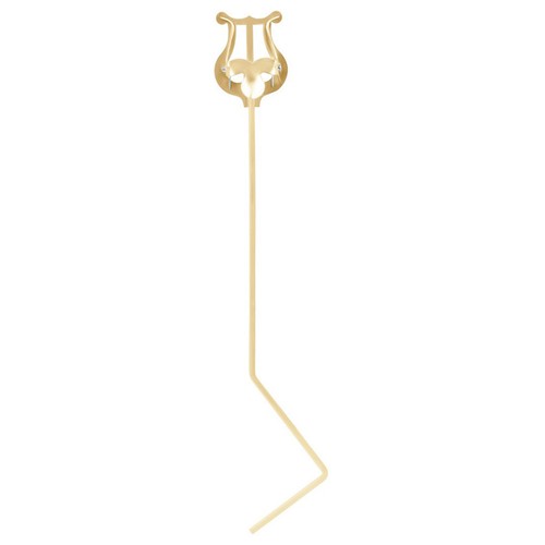 Golden iron lyre clip for - iron,